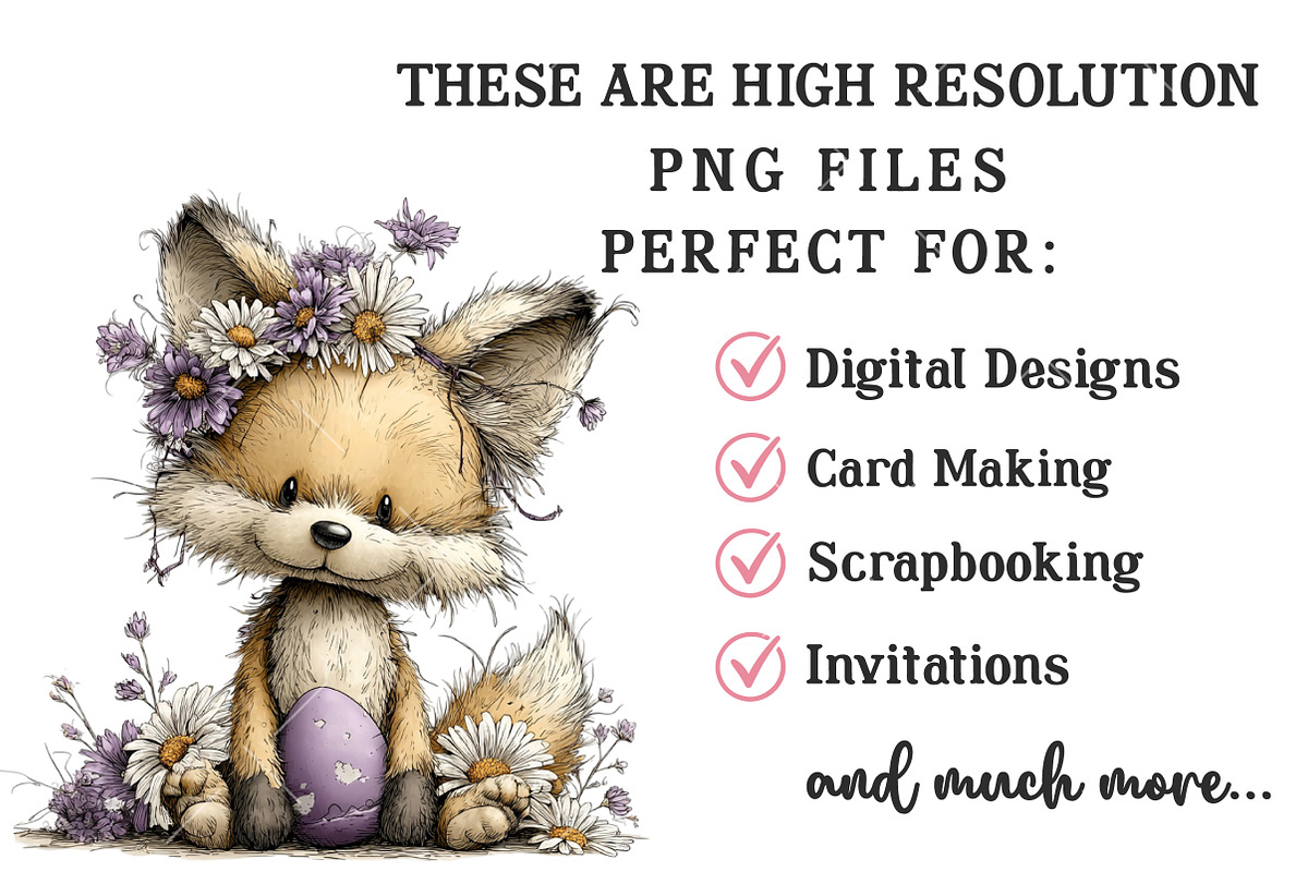 Whimsical Easter Clipart, an Illustration by OK Design (Photo 4 of 6)