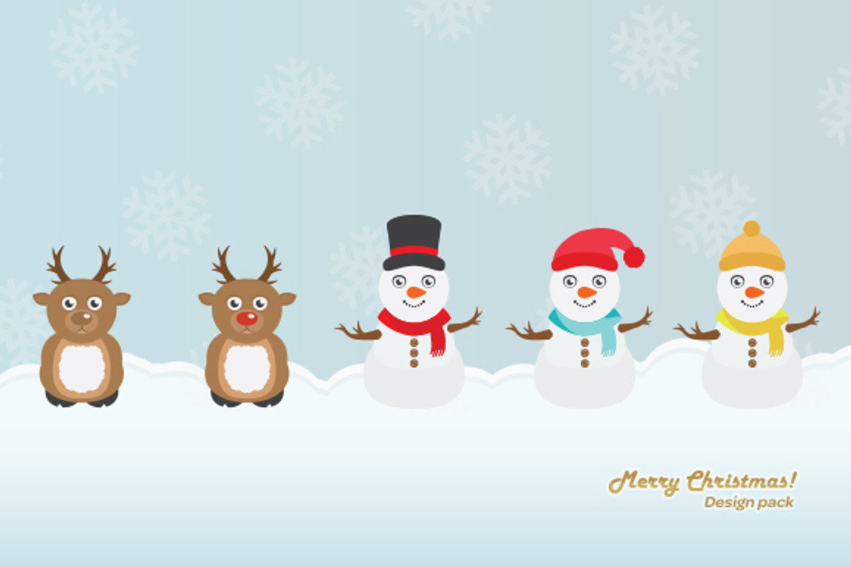 Christmas Design Pack, an Illustration by Vectopus.com (Photo 5 of 5)