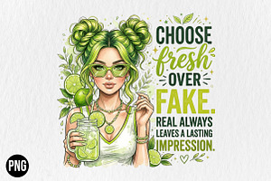 Choose Fresh over Fake Summer Lime