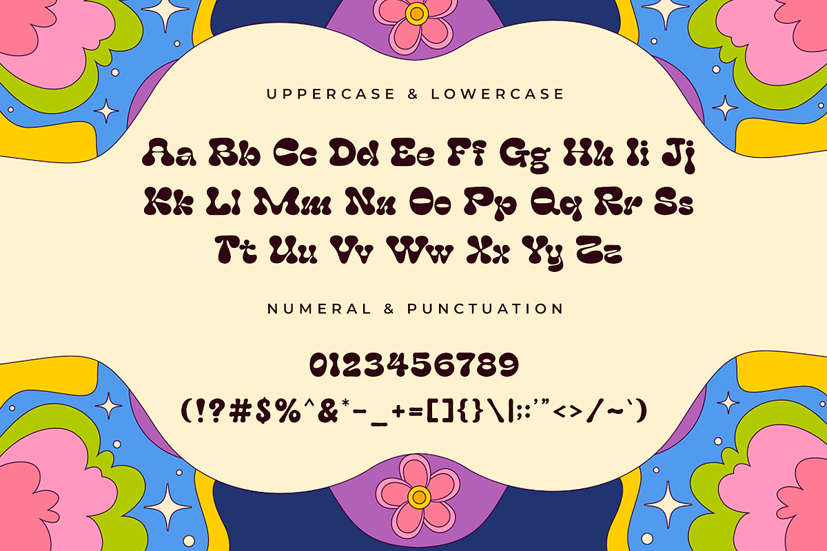 Soulshine - Display Psychedelic Font, a Handwritten Font by overlaytemplates (Photo 4 of 5)