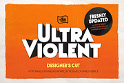 NWB UltraViolent – Designer's Cut, a Sans Serif Font by Nowheresburg (Thumbnail 1 of 12)