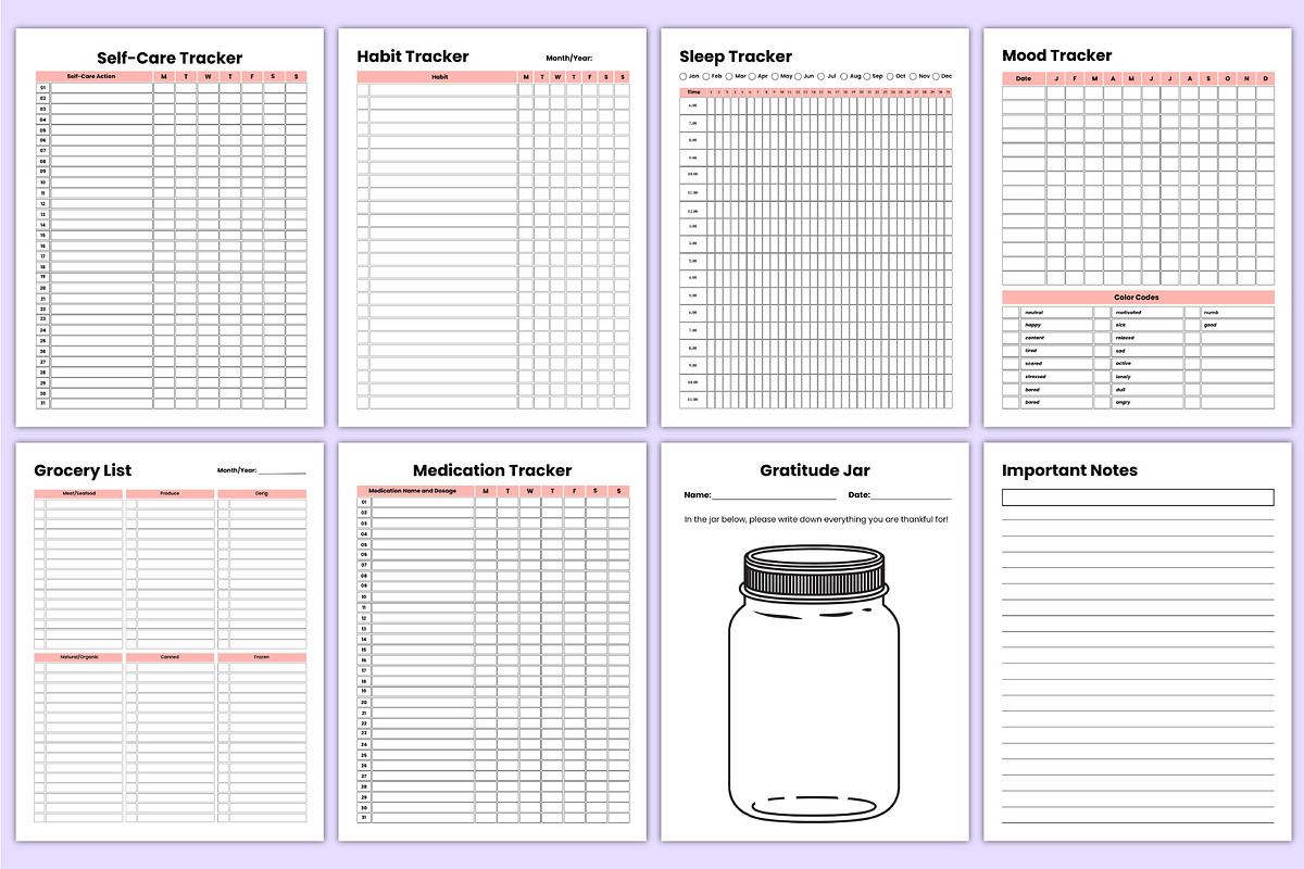 2026 Vision Board Planner Canva Kdp, a Stationery Template by Mustafiz (Photo 4 of 6)