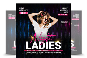 Night Club Flyer, a Flyer Template by AfzaalGraphics