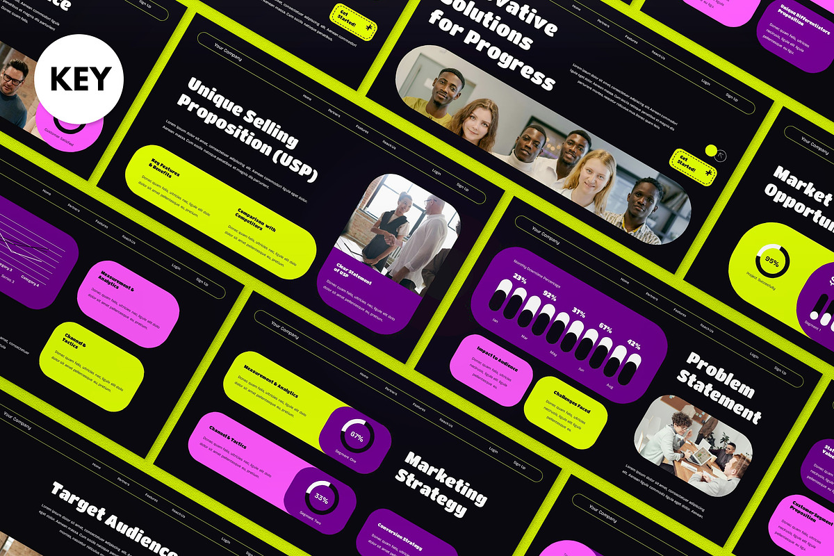 Company Profile Keynote, a Presentation Template by graphicook (Photo 1 of 4)