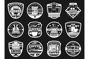 Coffee Beans, Turk, Cup Icons