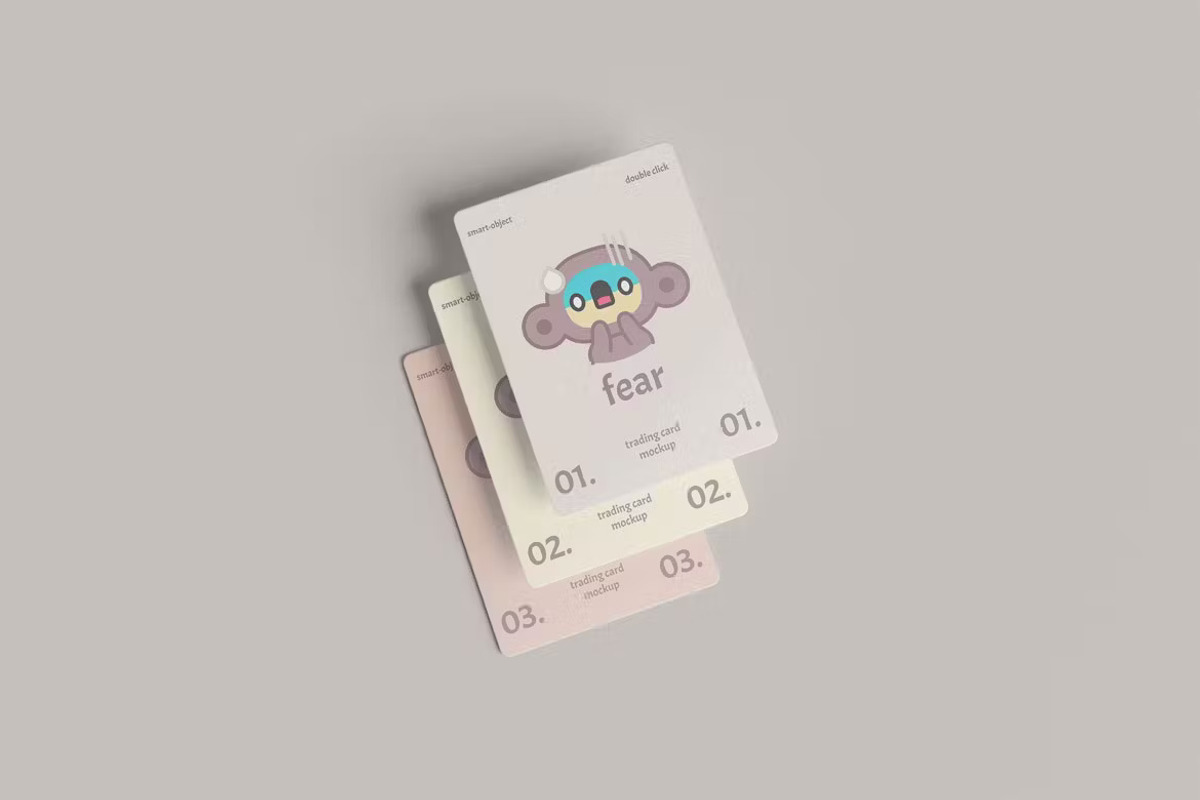 Trading Cards Display Mockup, a Product Mockup by GearShift (Photo 7 of 7)