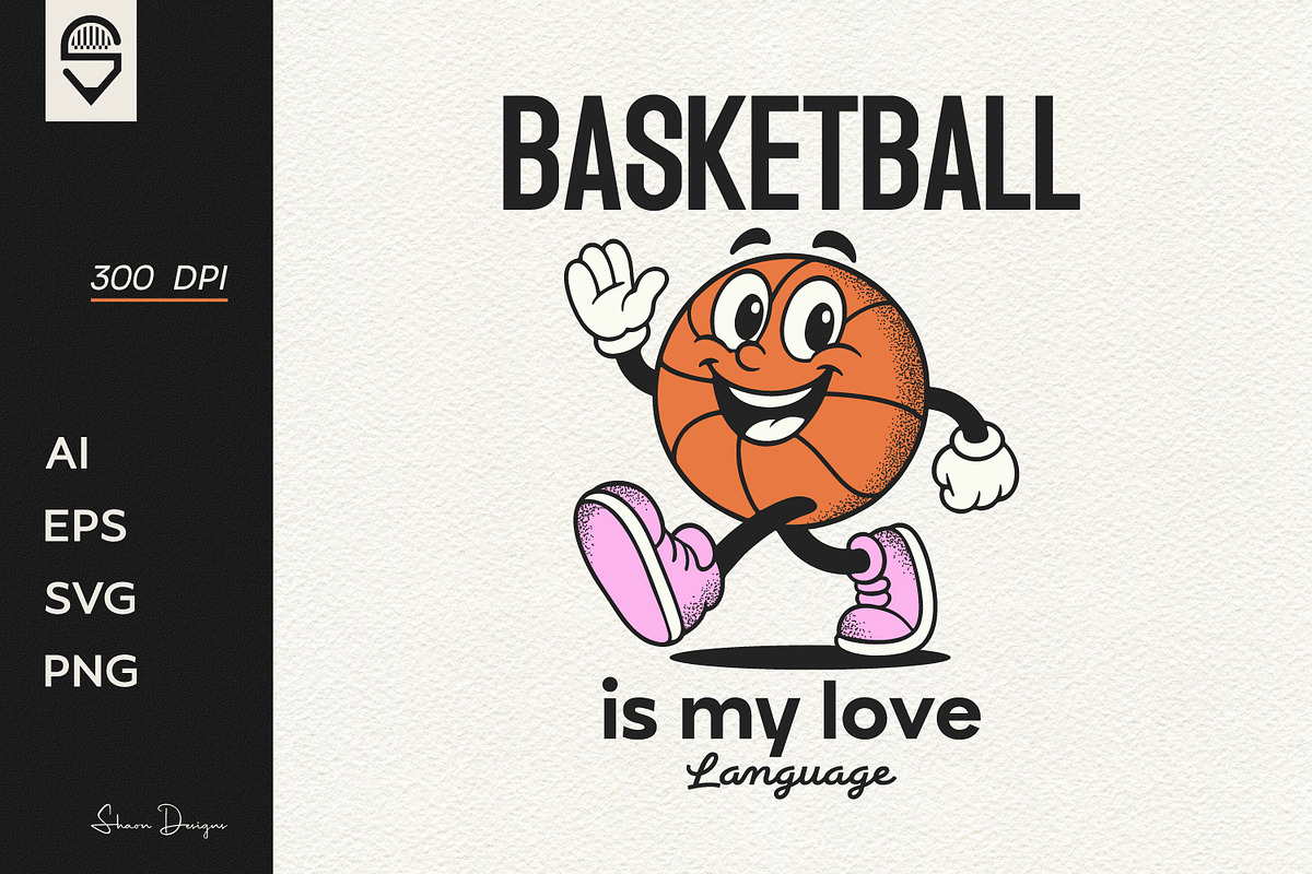Basketball Is My Love Language, a Sport Illustration by shaondesigns (Photo 1 of 4)