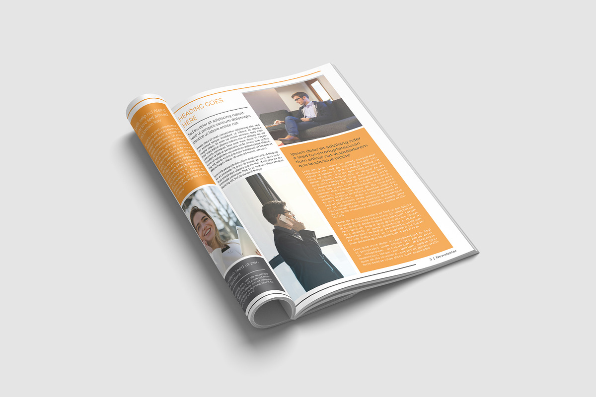 Business Newsletter Template, a Brochure Template by Template Shop (Photo 2 of 9)