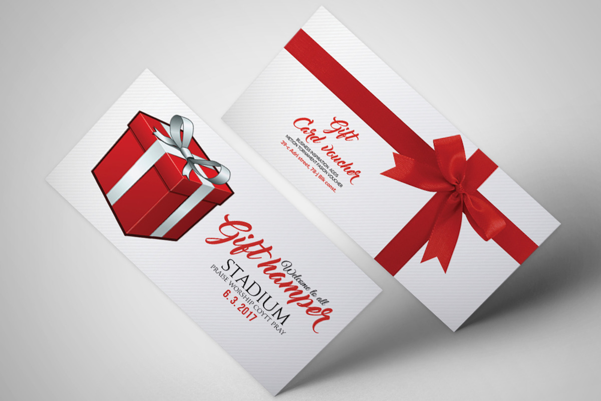 Gift Hamper Gift Voucher, a Card Template by Business Flyers