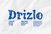 Drizlo - Liquid Display Font, a Blackletter Font by Nouric Design (Thumbnail 1 of 4)