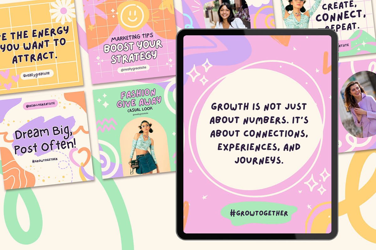 150 Social Media Post Template Canva, a Templates & Theme by TemplateCastleStore (Photo 7 of 10)