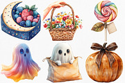 Boho Halloween Trick or Treat, an Illustration by Canvas Craft (Thumbnail 3 of 8)
