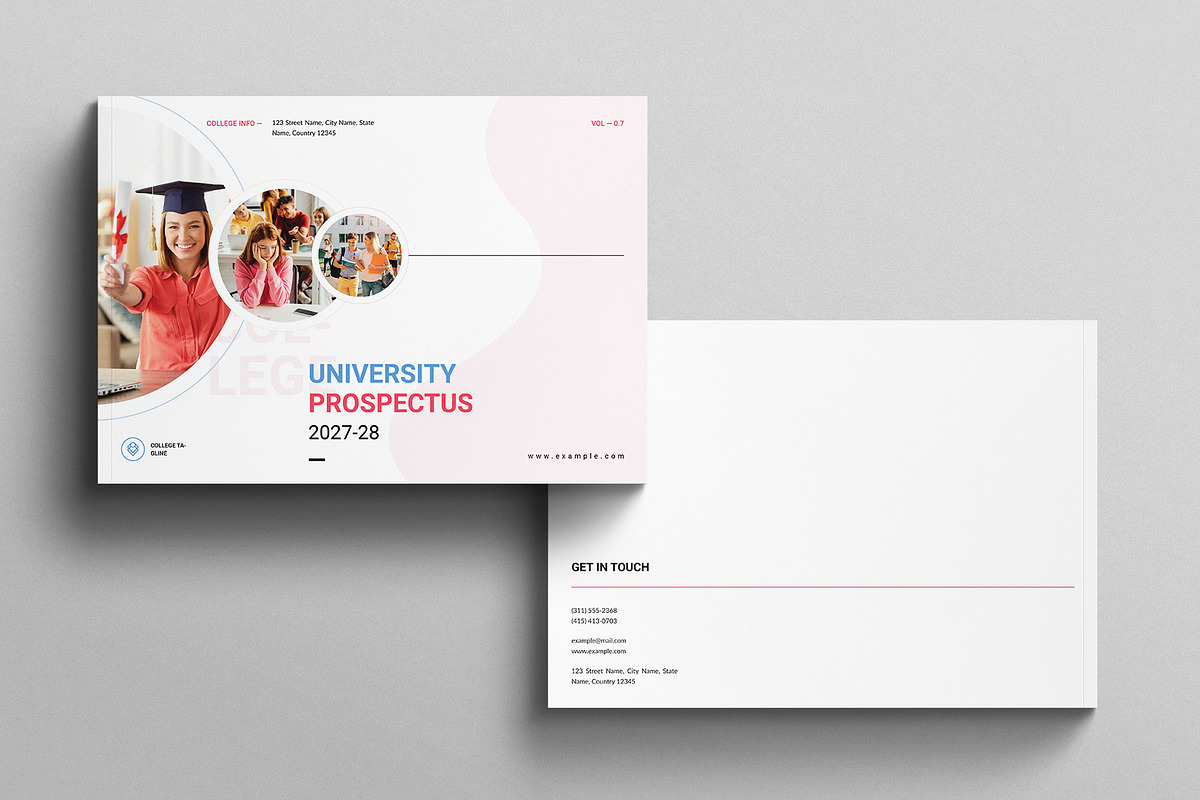 University Brochure Landscape, a Brochure Template by E-Type (Photo 7 of 7)