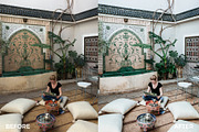 White Morocco Lightroom Presets, an Action Add-On by in between details (Thumbnail 11 of 13)
