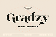 Gradzy | Display Serif Font