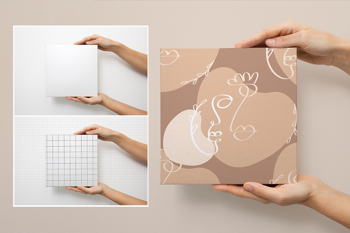 Gift Box Mockup | Wrapping | Layered, a Product Mockup by bazarova (Photo 7 of 12)