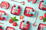 Jam Jar Mockup Bundle, a Cups & Container Mockup by creatsy5 (Thumbnail 58 of 65)