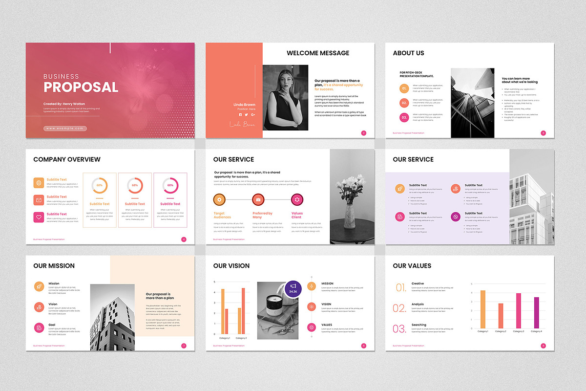 Business Proposal Presentation, a Presentation Template by Design Vault (Photo 2 of 5)