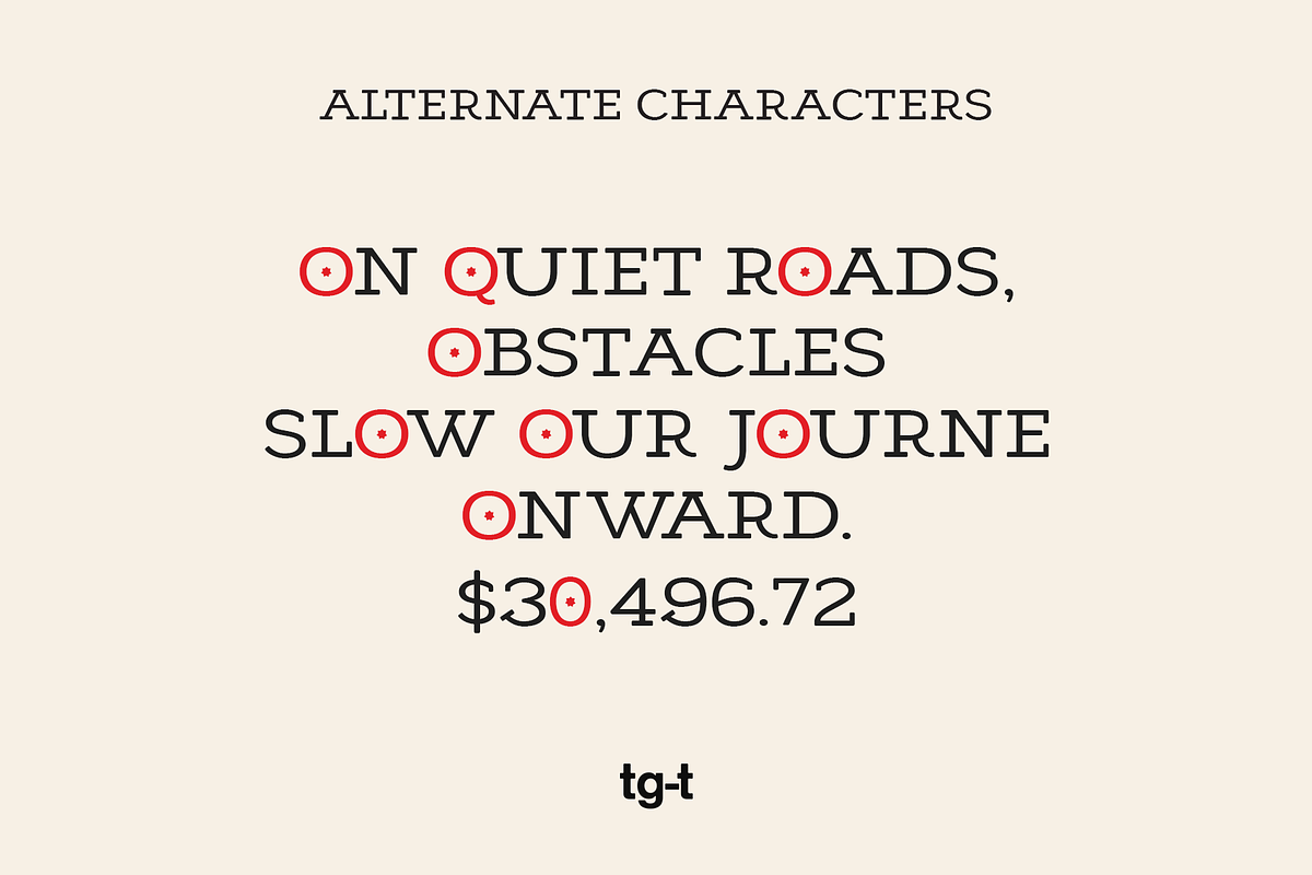 Cendrich - Slab Serif Font, a Slab Serif Font by Tiga Type (Photo 7 of 10)