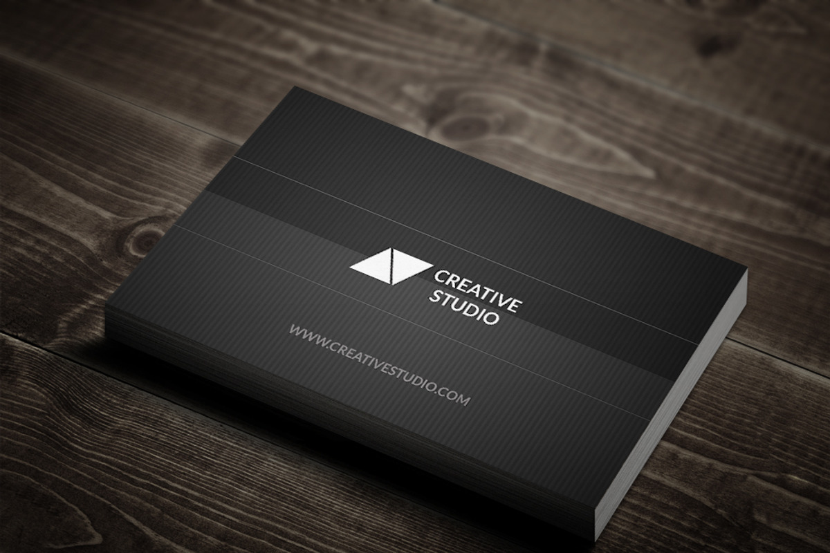 Dark Creative Business Card, a Business Card Template by bouncy (Photo 4 of 4)