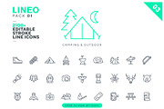 LINEO 1 - 2100+ icons, an Outline Icon by sharpnose (Thumbnail 8 of 14)