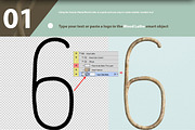 Wood Lathe - Real wood text maker, a Layer Style Add-On by envirographic (Thumbnail 2 of 7)