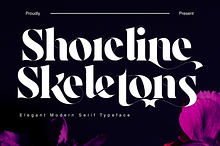 Shoreline Skeletons - ligatures Font