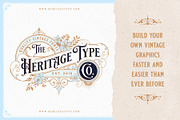Vintage Font Bundle, a Font by Heritage Type Co. (Thumbnail 3 of 9)