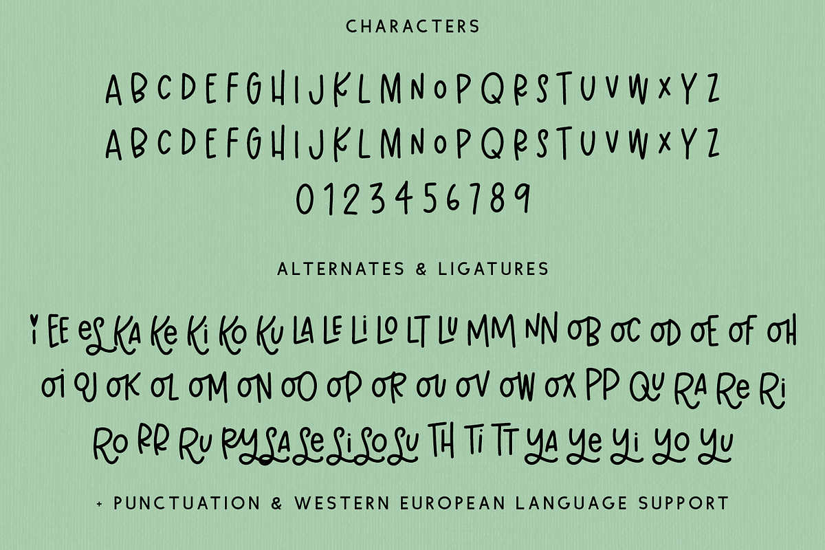 Cheesecakery Sans, a Handwritten Font by Beck McCormick (Photo 10 of 10)