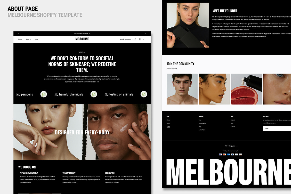 MELBOURNE 2.0 | Shopify Theme, a Websites & App Template by Studio Mayde (Photo 5 of 9)
