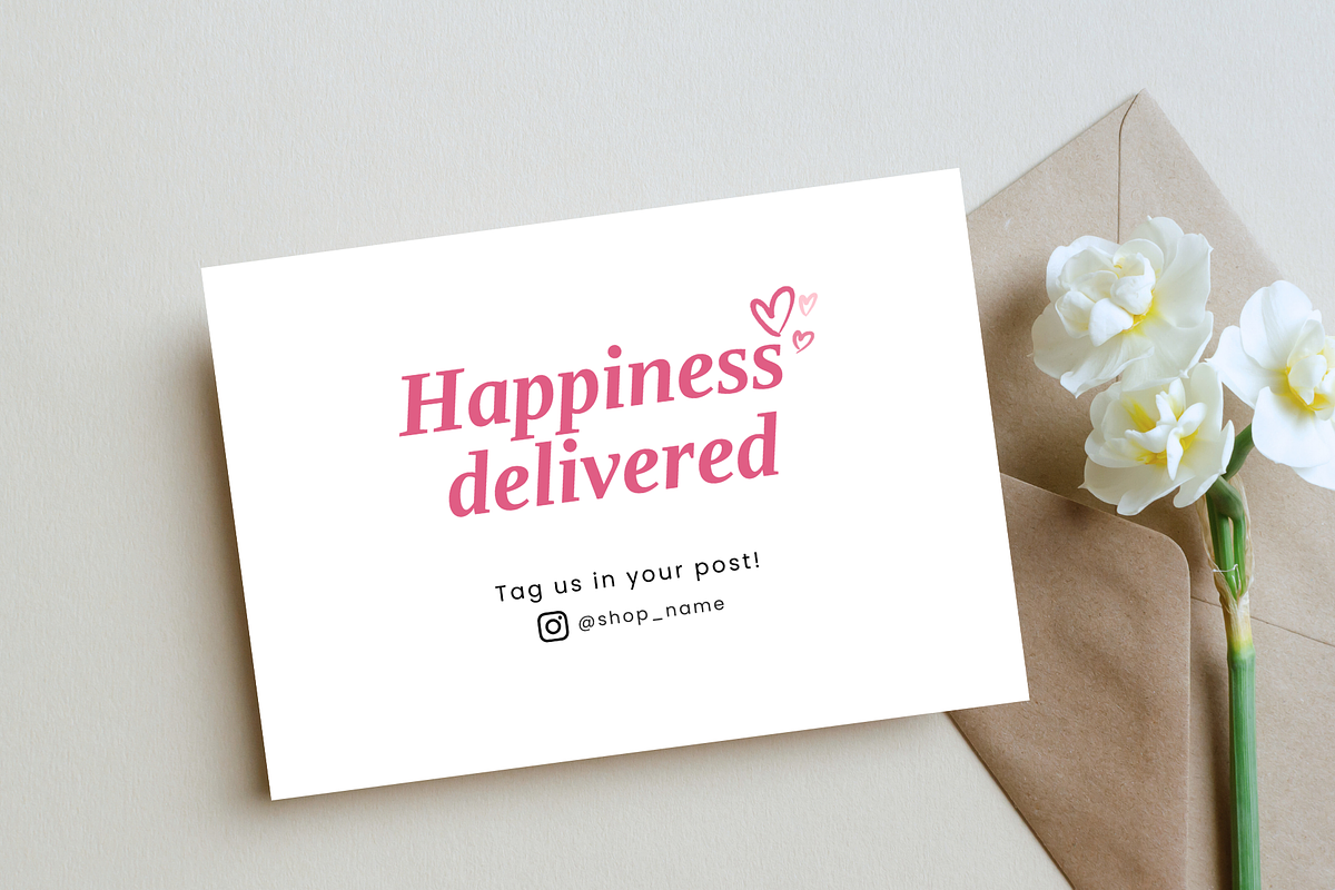 Minimalist Thank You Card Template, a Card Template by Elegant_Studio44 (Photo 5 of 6)