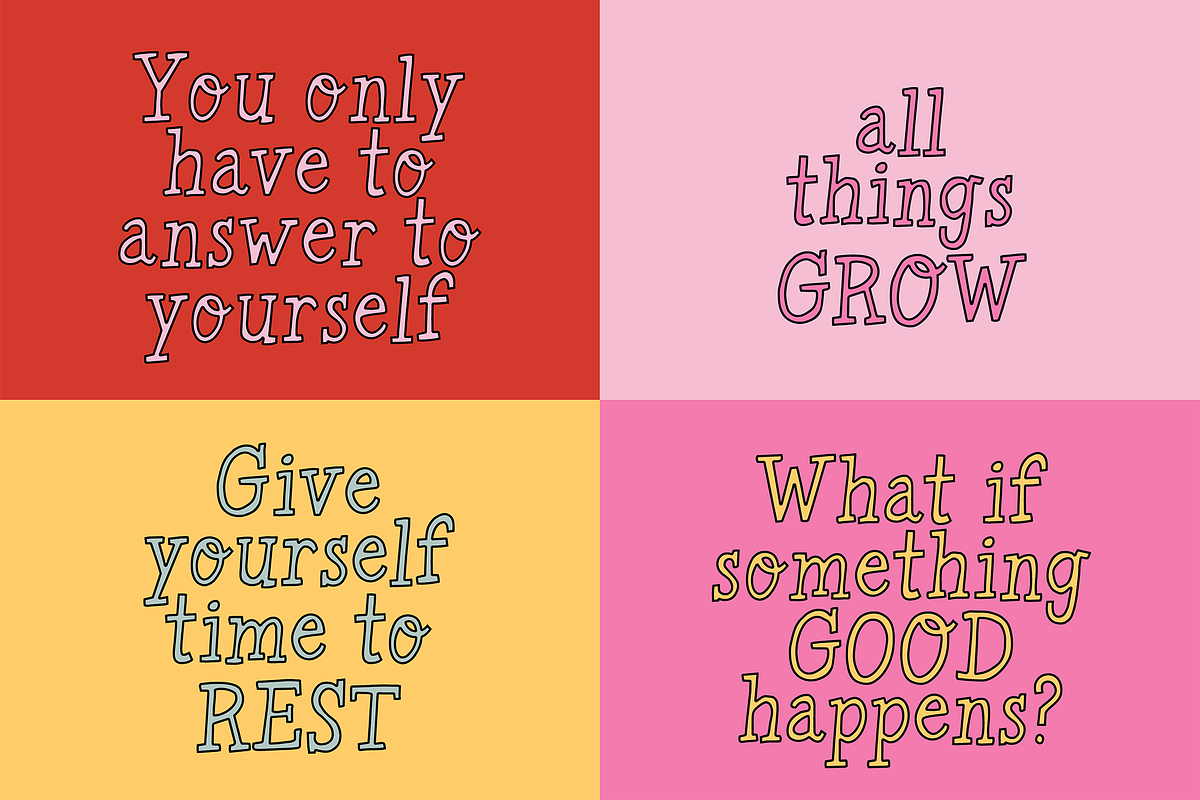 BRIGHT THINGS | FUNKY SERIF FONT, a Slab Serif Font by Maria Feliz Fonts (Photo 6 of 10)