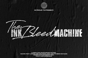 The Ink Bleed Machine - One Click