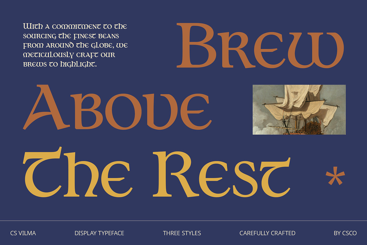 CS Vilma – Uncial Font, a Serif Font by Craft Supply Co. (Photo 5 of 8)