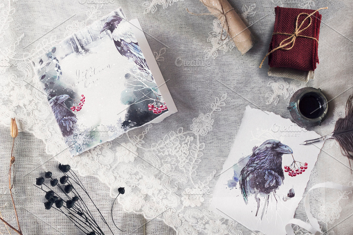 Winter fall bundle. all in 1, an Animal Illustration by Alisa Mikibith Art (Photo 29 of 30)