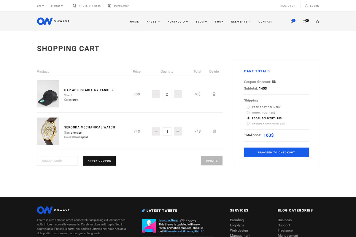 OnWave — Multipurpose PSD Template, a Websites & App Template by ScienteCraft (Photo 31 of 51)