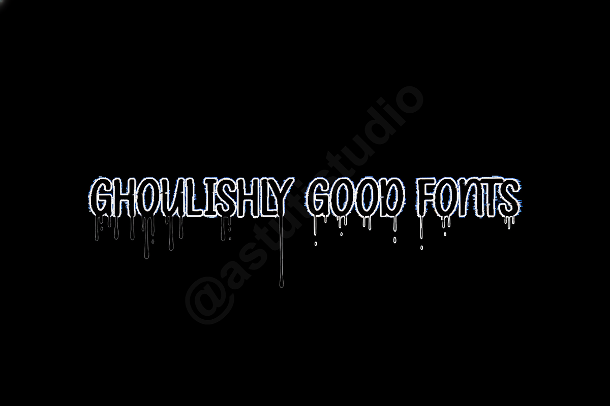 Bawobe Creepy Dripping Horror Font, a Font by Astuti Studio (Photo 11 of 15)