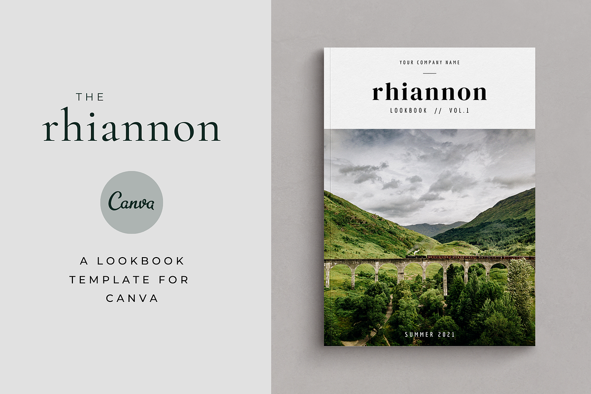 Rhiannon Lookbook Template, a Magazine Template by Atlas & Anchor Designs (Photo 1 of 9)