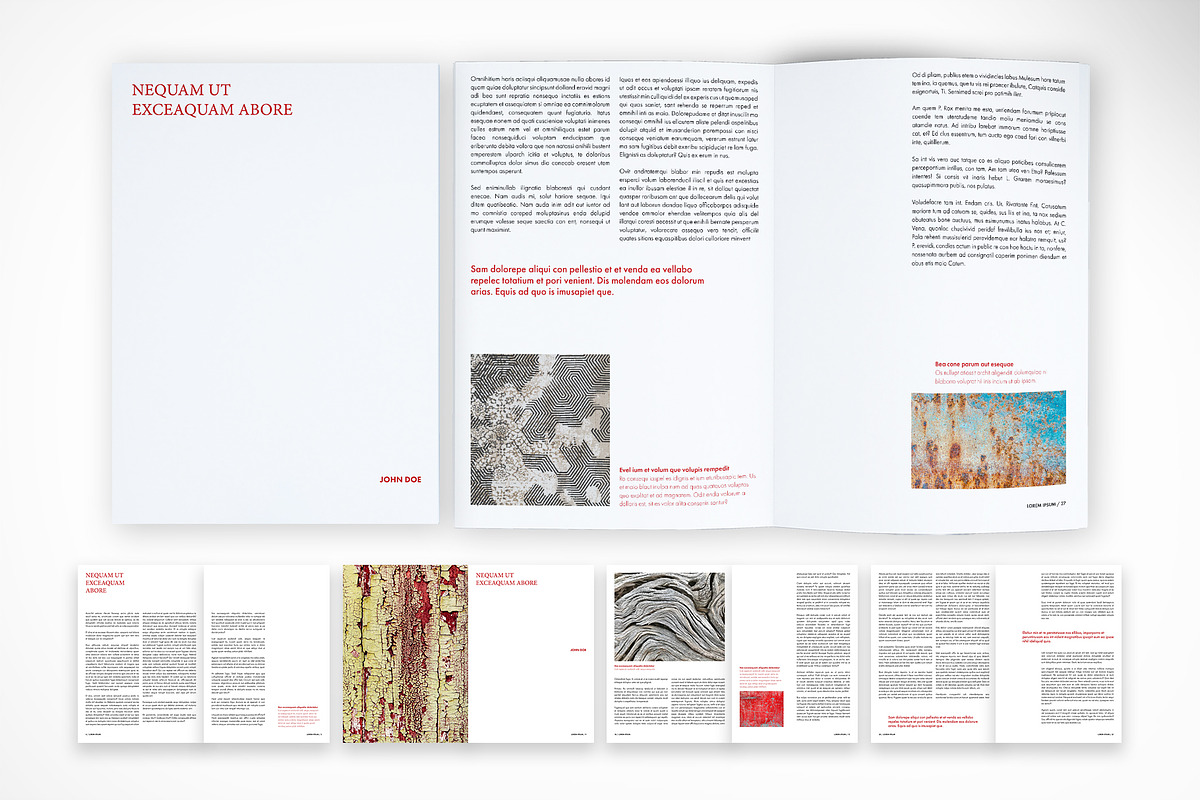 Minimal Lookbook Brochure, a Brochure Template by McLittle Stock (Photo 1 of 6)