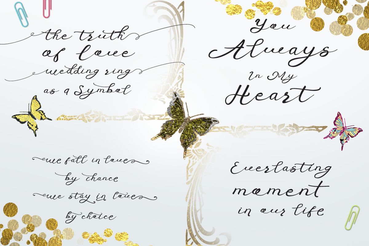 Anniversa - Wedding Font preview 3