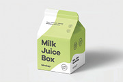 Milk Juice Box Mockup, a Packaging Mockup by DesignRushMarket (Thumbnail 3 of 14)