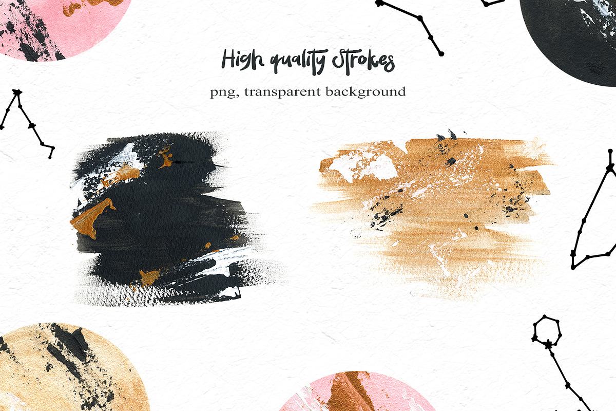 Black Moon clipart, a Texture Illustration by anastasiia.art (Photo 6 of 8)