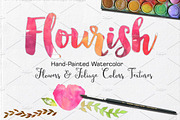 Watercolor Mega Bundle, an Illustration by Li Zamperini (Thumbnail 2 of 43)