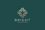 Bright Abstract Golden Star Logo, a Branding & Logo Template by Signatoro (Thumbnail 1 of 3)