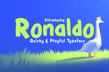 Ronaldo - Quirky & Playful Typeface