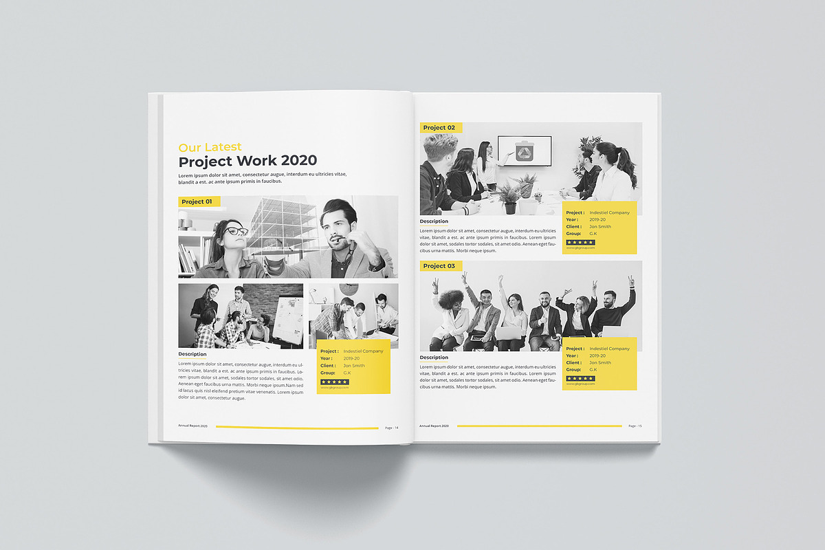 Annual Report Bundle | Word, indd, a Brochure Template by obayes (Photo 13 of 51)