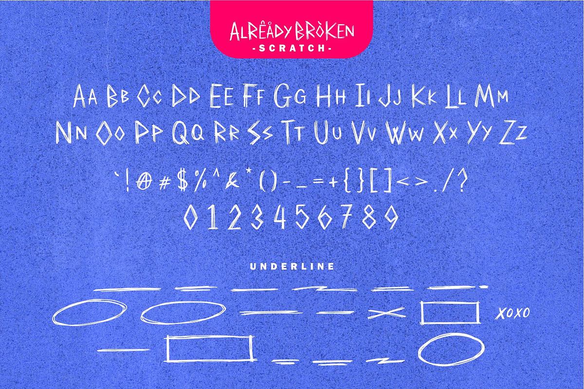 Already Broken Font, a Script Font by Allouse Studio (Photo 5 of 12)