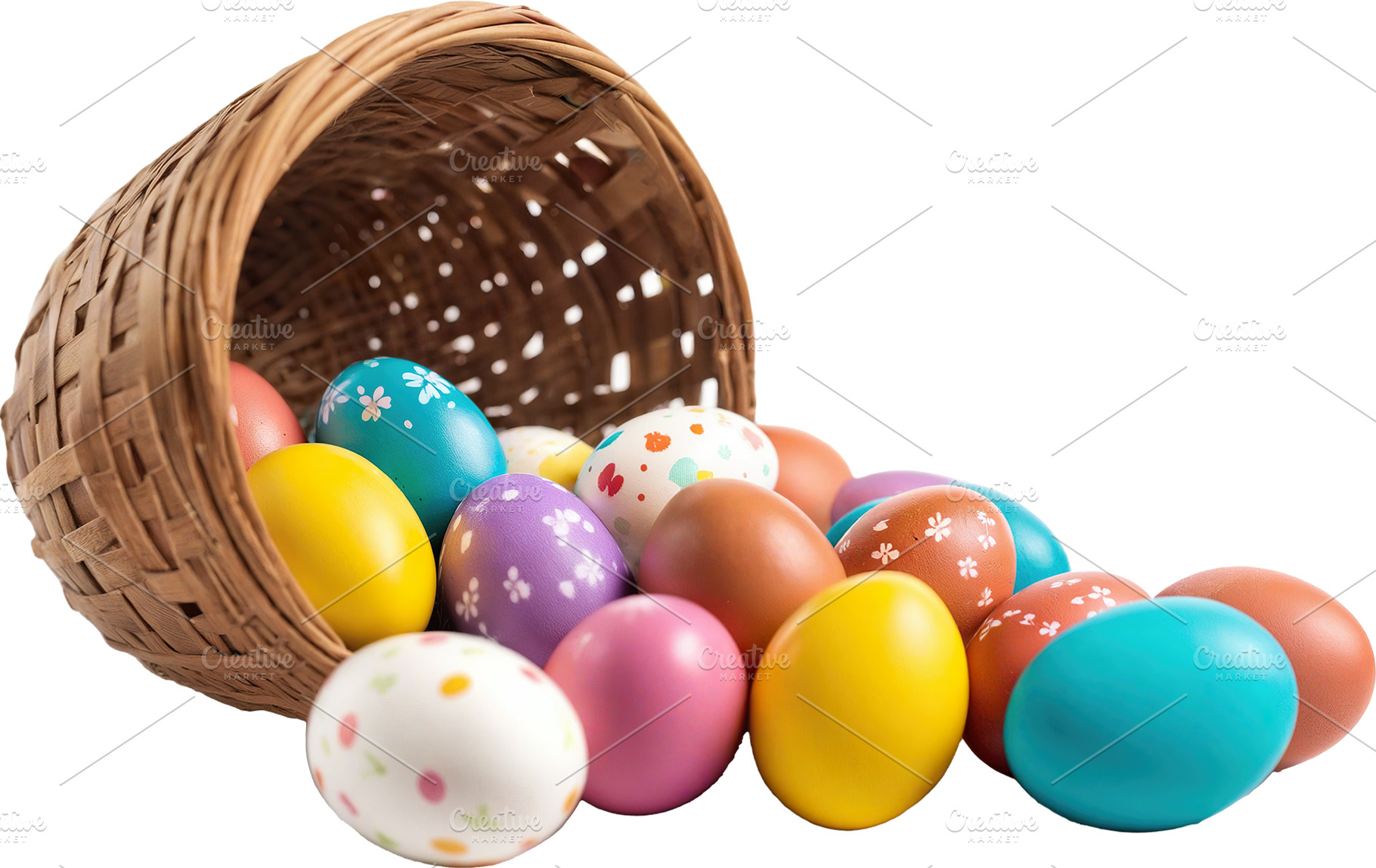 eggs in a basket, a Holiday Photo by itakdalee