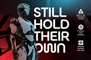 Klyne – Bold Futuristic Sci-Fi Font, a Sans Serif Font by Brand Earth (Thumbnail 4 of 7)