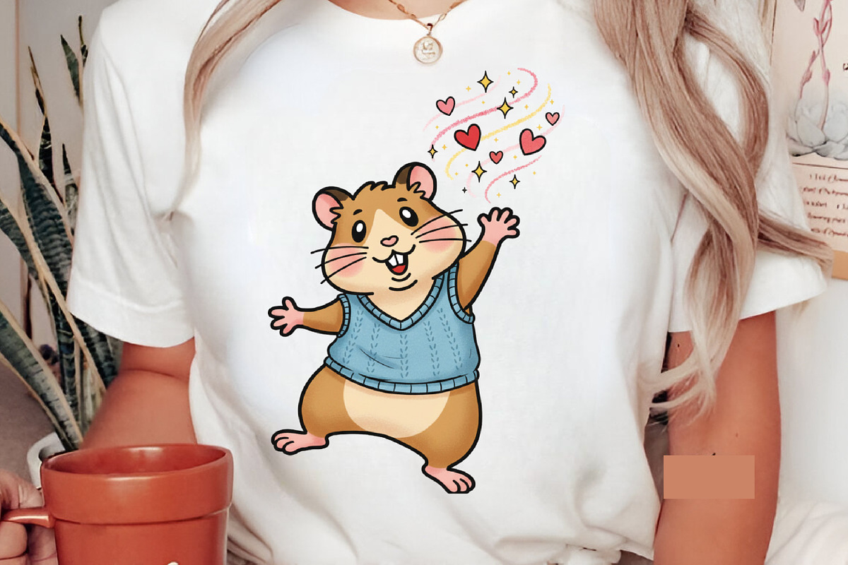 Hamster Hearts Valentine Clipart, an Illustration by Designking (Photo 4 of 6)